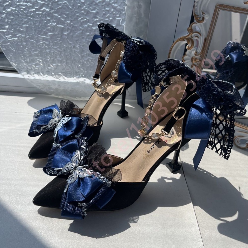 Women'S Shoes Navy Blue - Sepatu Pumps Wanita 2026, Hak Tinggi