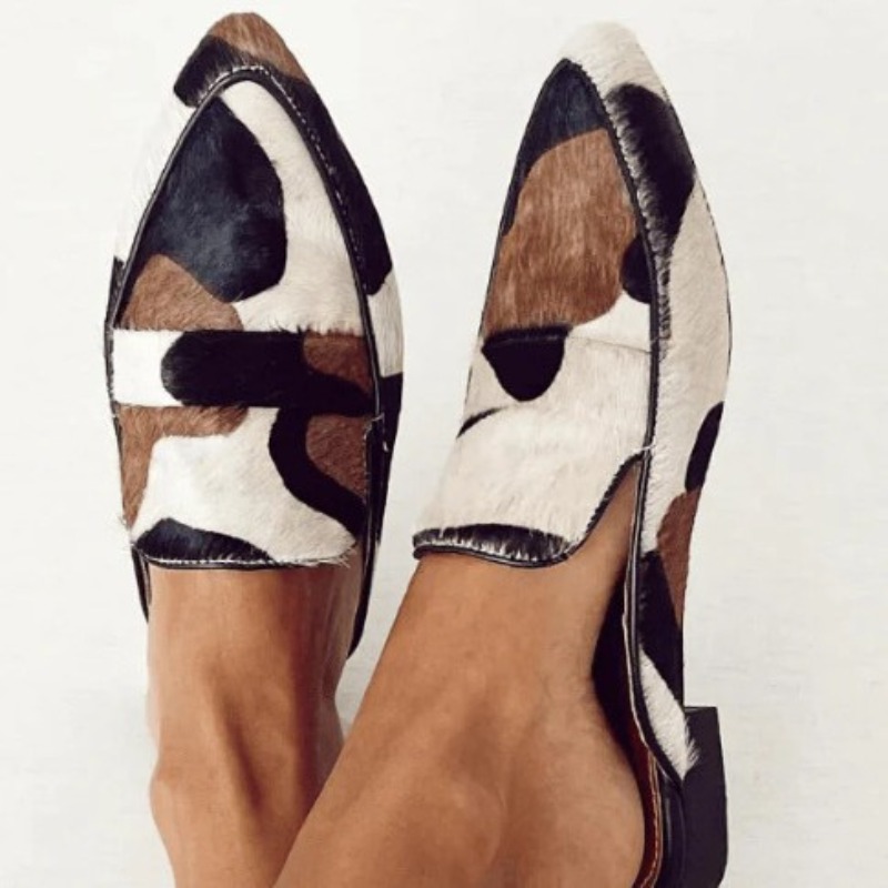 Women'S Shoes Popular - Sepatu Wanita Kasual Motif Kulit Sapi