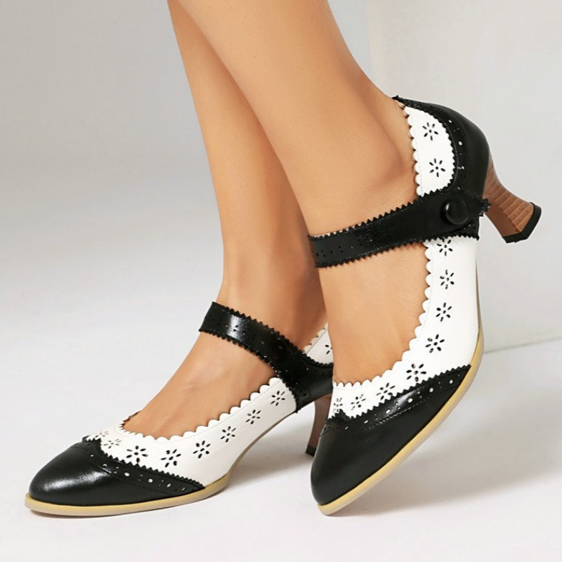 Women'S Xti Shoes - Sepatu Wanita Two Tone Mary Jane