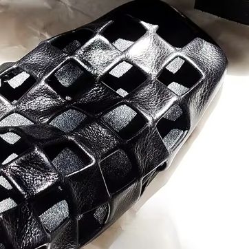 Women Shoes Sandals - Sandal Wanita Hitam Model Caged Flat