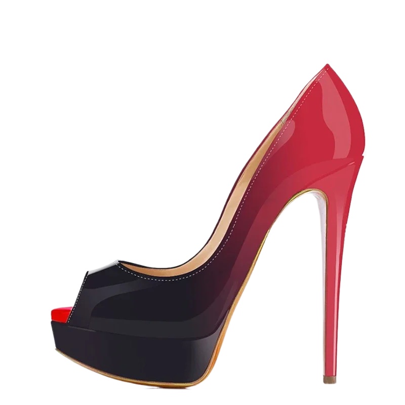 Patent Leather Pump - Sepatu Hak Tinggi Wanita Stiletto Seksi