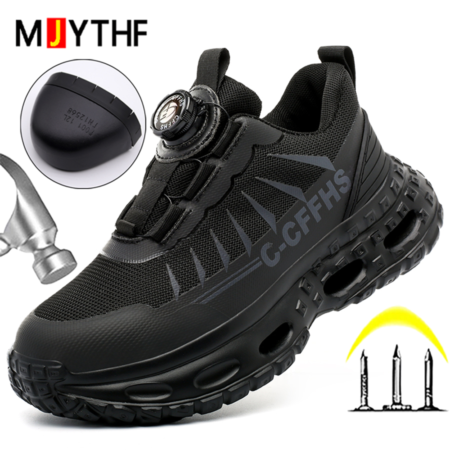 Mesh Sneaker Women - Sepatu Keselamatan Wanita dengan Tombol Putar,