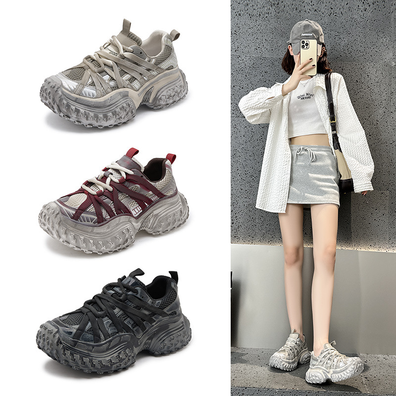Women'S Shoes Paris - Sepatu Dad Shoes Wanita 2025 Musim