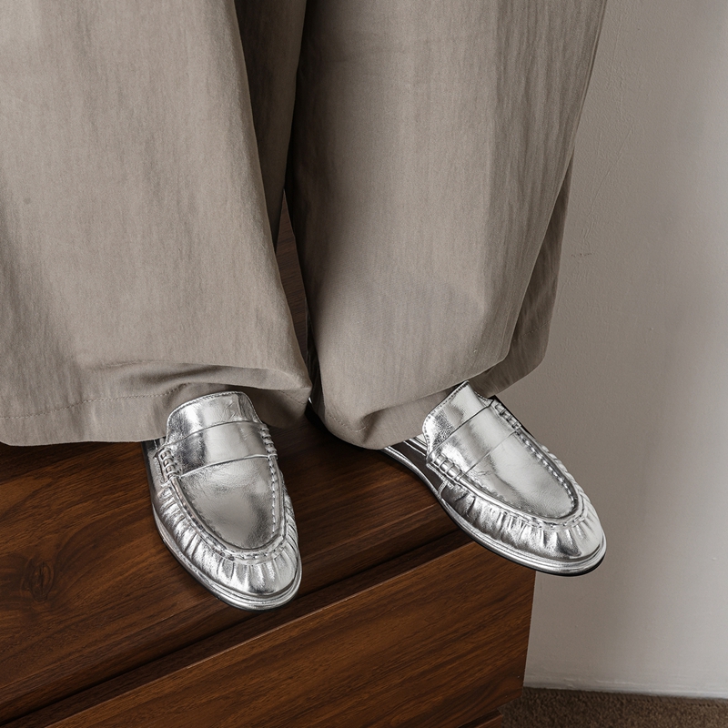 Women'S Shoes Popular - Sepatu Loafer Wanita Kulit Asli Klasik