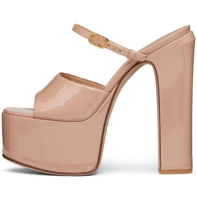 Women'S Shoes Peep Toe - Sandal Wanita Penambah Tinggi Platform Ujung