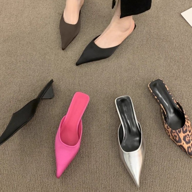 Women Shoes Sandals - Sepatu Sandal Wanita Model Mules Ujung
