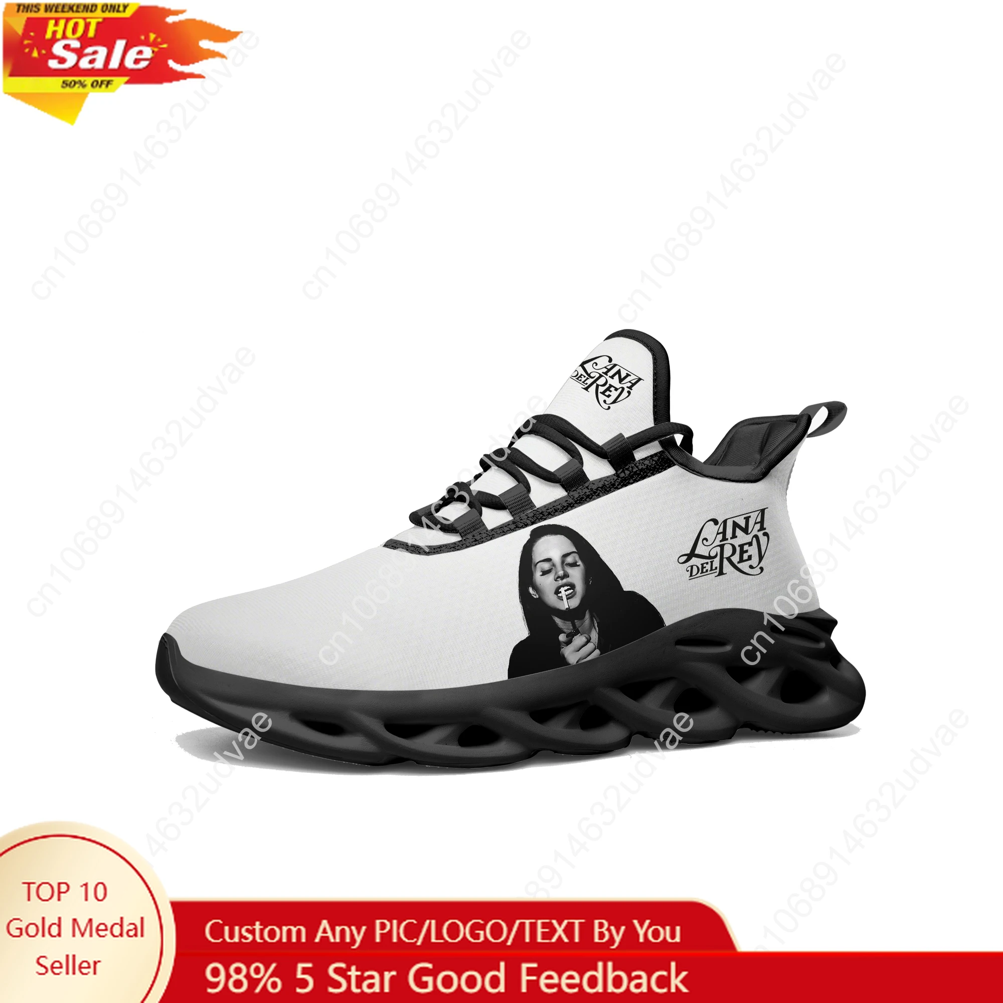 Mesh Sneaker Women - Lana Del Rey Singer Sepatu Olahraga