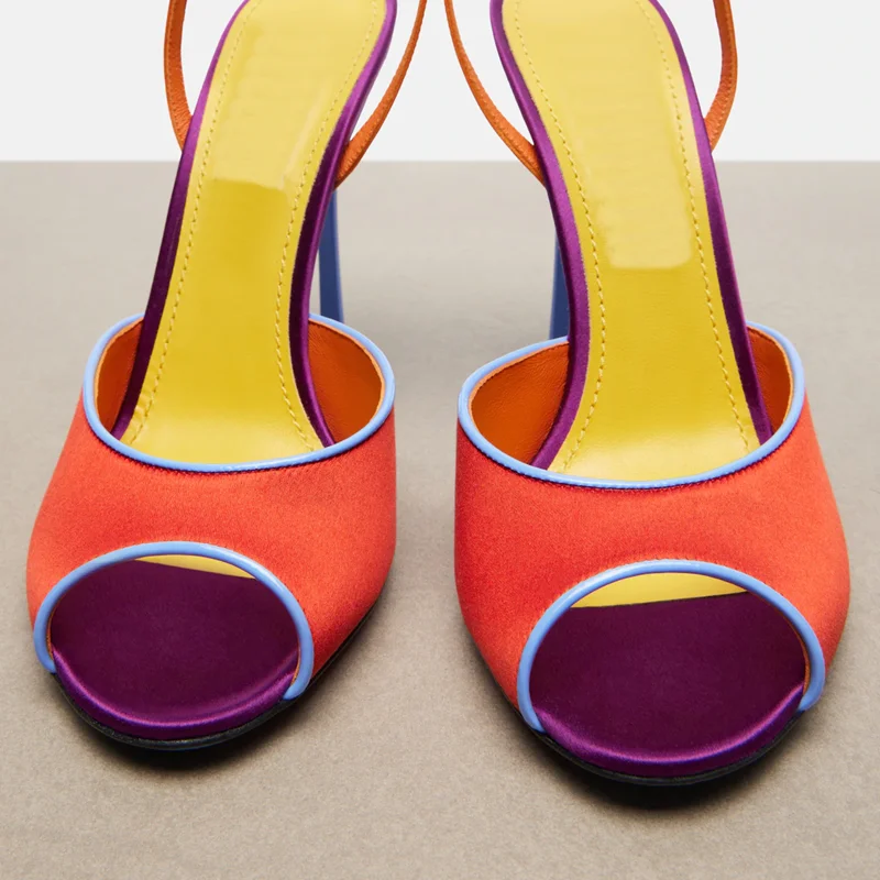 Sandal Peep Toe Warna Campuran - Women'S Shoes Peep Toe ulasan dan harga