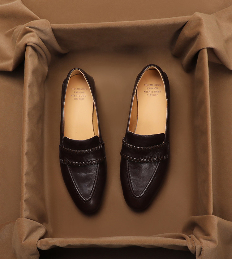 SHOEBOX Sepatu Loafer Kulit Do - Women'S Shoes Peep Toe ulasan dan harga