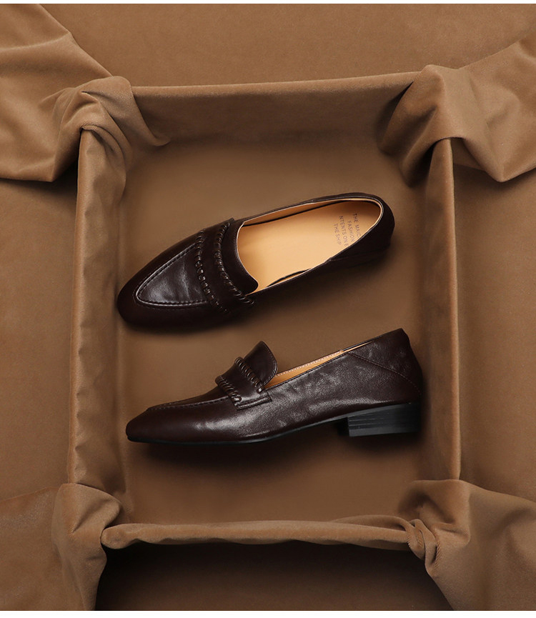 SHOEBOX Sepatu Loafer Kulit Do - Women'S Shoes Peep Toe ulasan dan harga