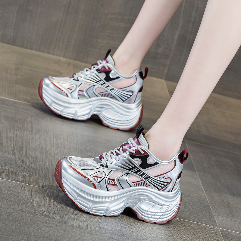 Sepatu Sneakers Platform Penam - Mesh Sneaker Women ulasan dan harga