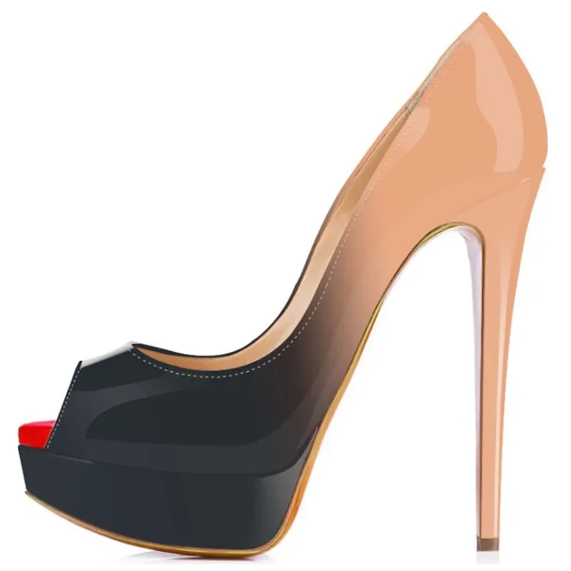 Sepatu Hak Tinggi Wanita Stile - Patent Leather Pump ulasan dan harga