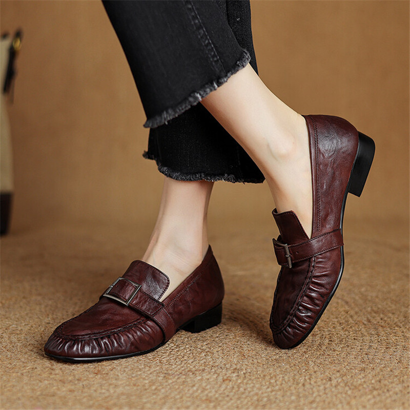 Sepatu ujung bulat berlipat mo - Women'S Shoes Popular ulasan dan harga