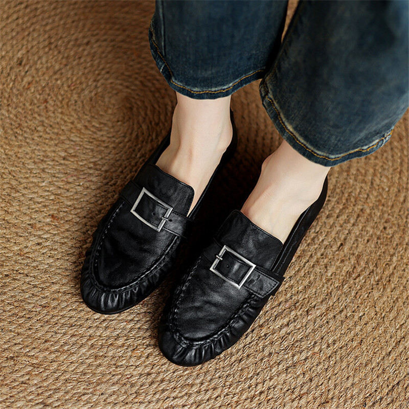 Sepatu ujung bulat berlipat mo - Women'S Shoes Popular ulasan dan harga