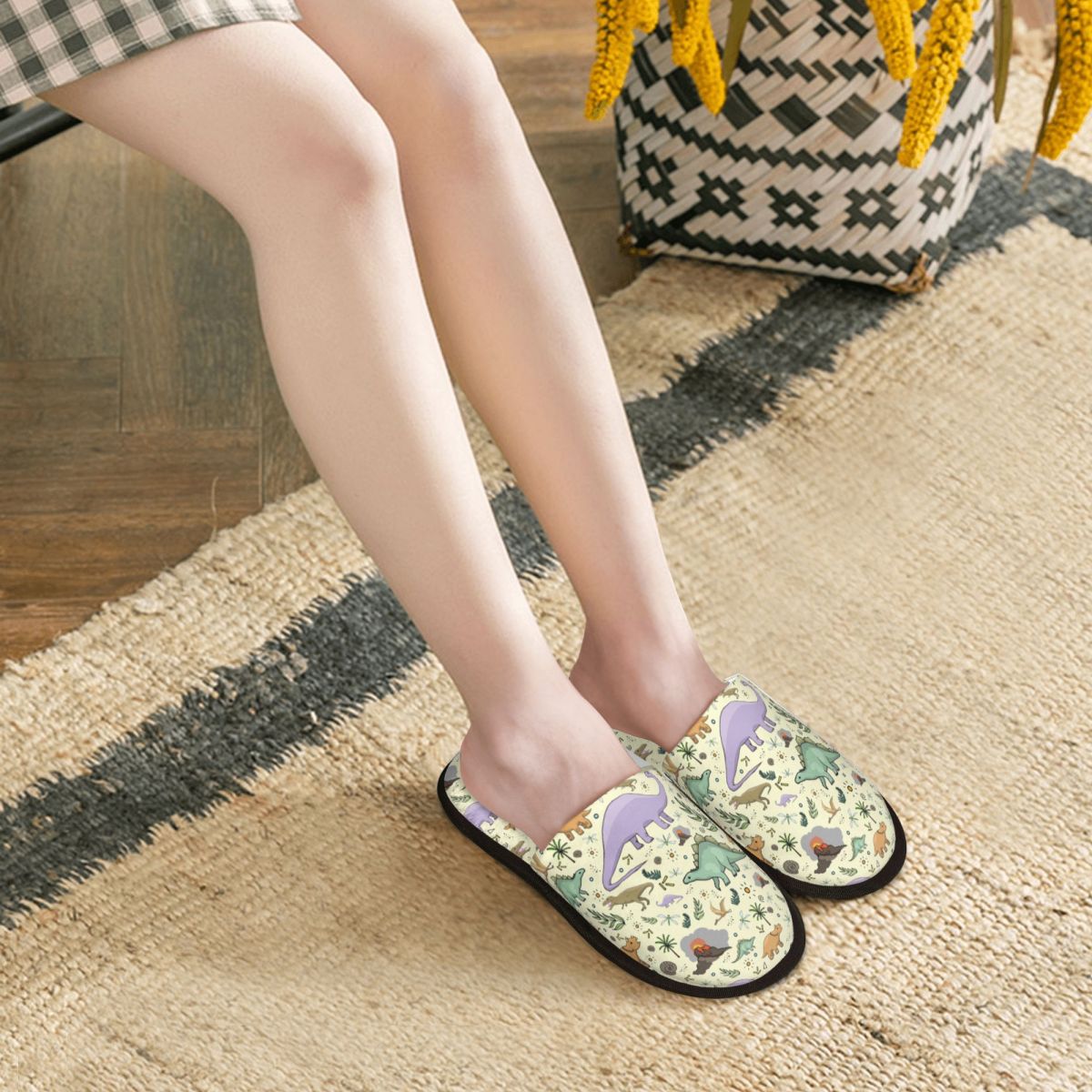 Sandal Rumah Wanita Motif Dino - Women Shoes Kinds ulasan dan harga