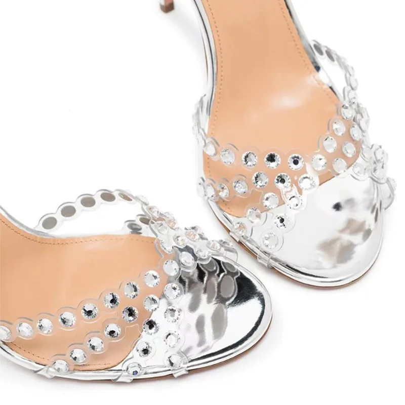 Sandal Jelly Diamond Heels Per - Women'S Shoes Peep Toe ulasan dan harga