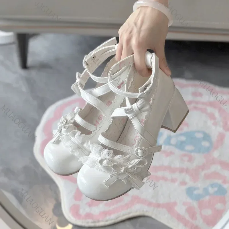 Sepatu Hak Tinggi Merah Lolita - Patent Leather Pump ulasan dan harga