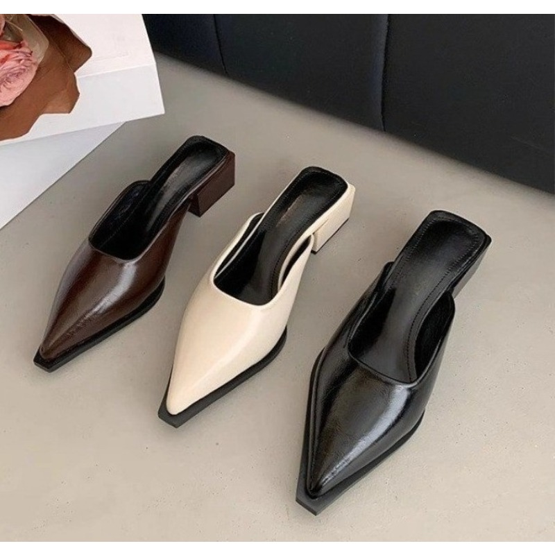 Sendal hak sedang baru, tertut - Women Shoes Sandals ulasan dan harga