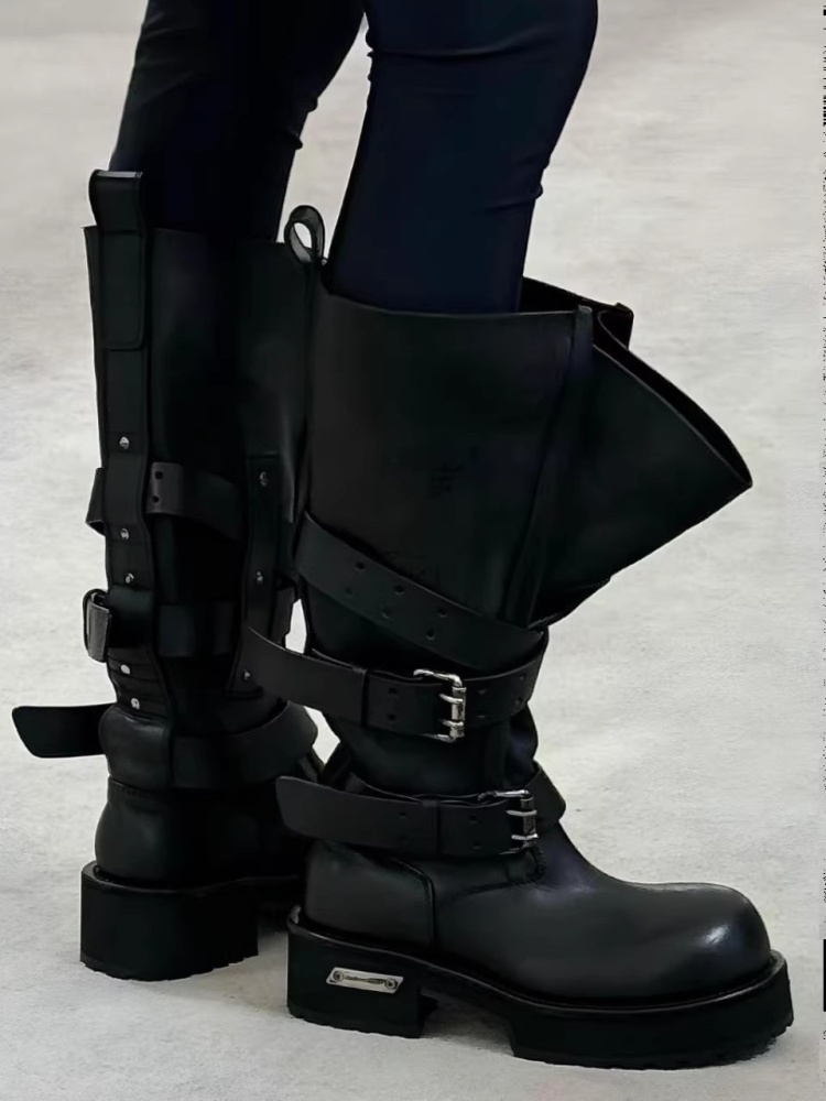 Sepatu Bot Kulit Hitam dengan  - Women'S Shoes Paris ulasan dan harga