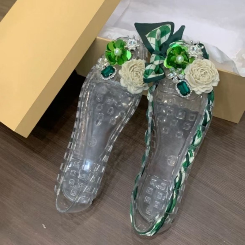 Sandal Ujung Terbuka Ujung Per - Women Shoes Sandals ulasan dan harga