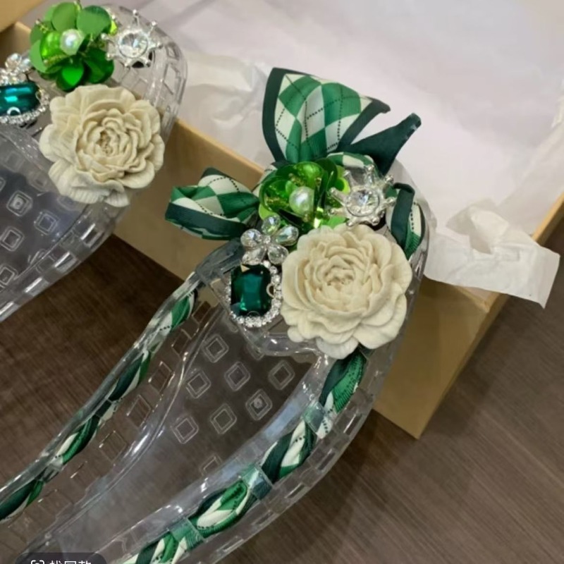 Sandal Ujung Terbuka Ujung Per - Women Shoes Sandals ulasan dan harga