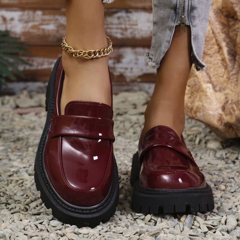 Sepatu Pantofel Hak Med Kulit  - Patent Leather Pump ulasan dan harga