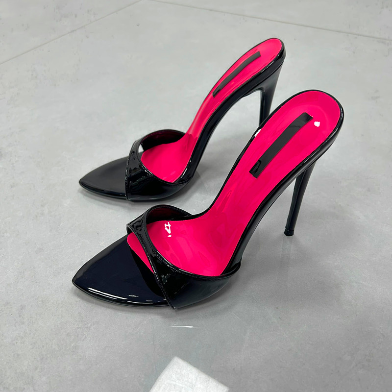 Sepatu Stiletto Wanita 12Cm Sa - Patent Leather Pump ulasan dan harga