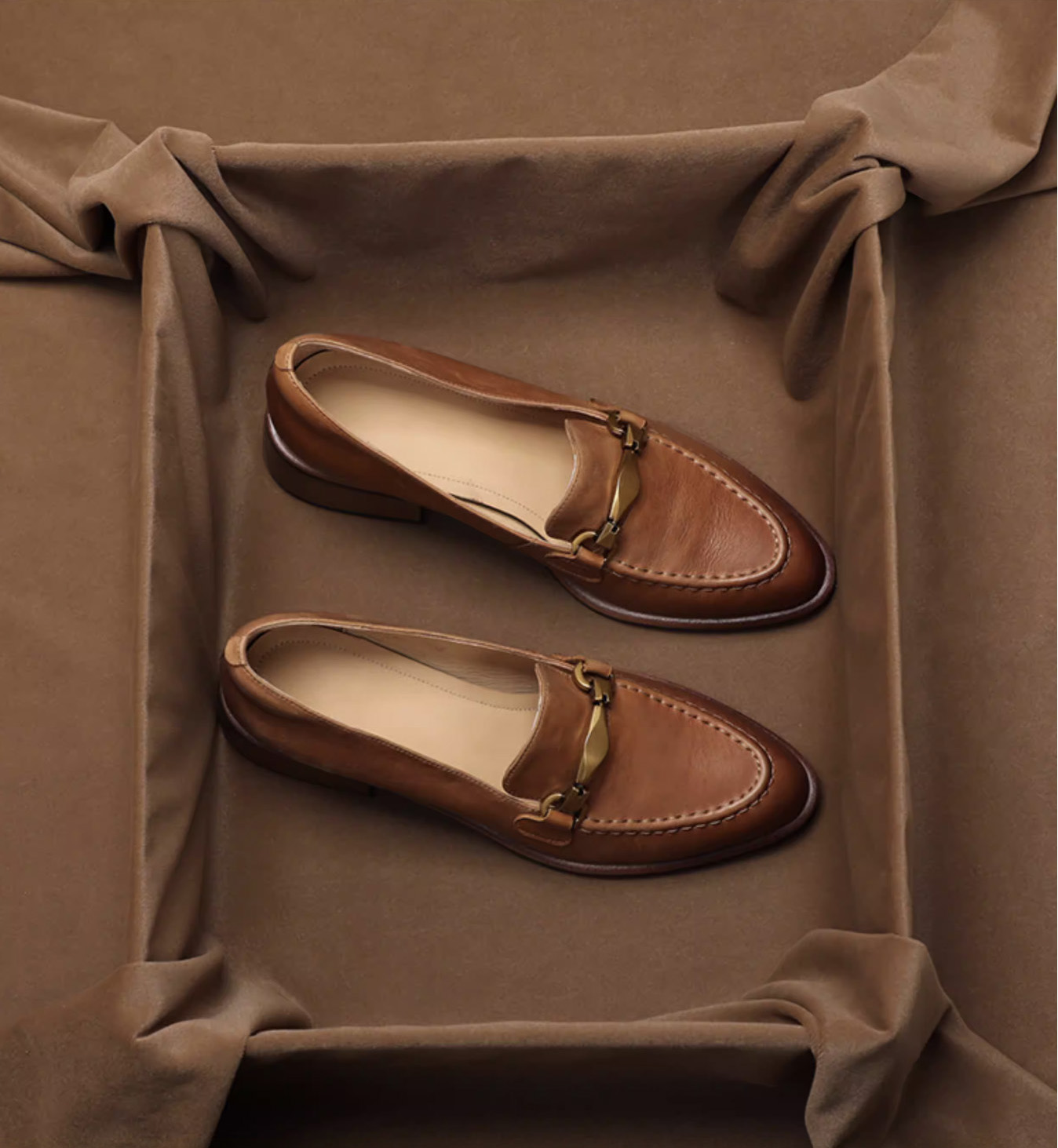 SHOEBOX Sepatu Loafer Kulit As - Women'S Shoes Peep Toe ulasan dan harga